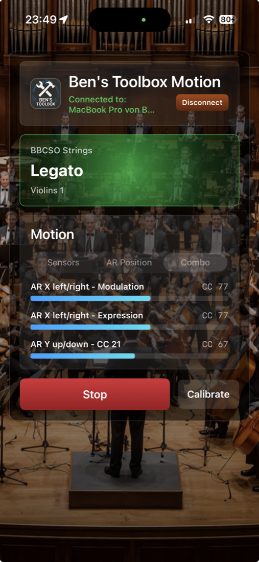 iPhone Motion Control